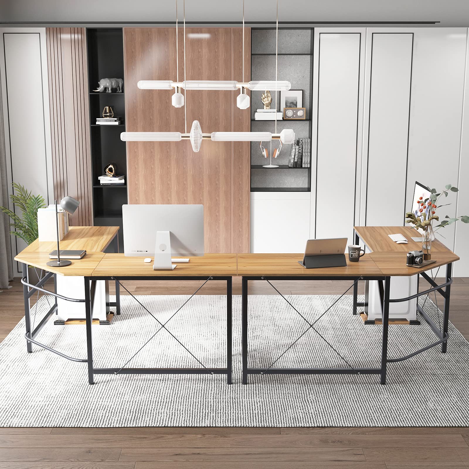 Buy L Shaped Gaming Desk, L Desk Computer Corner Desk, soges 59 x 59