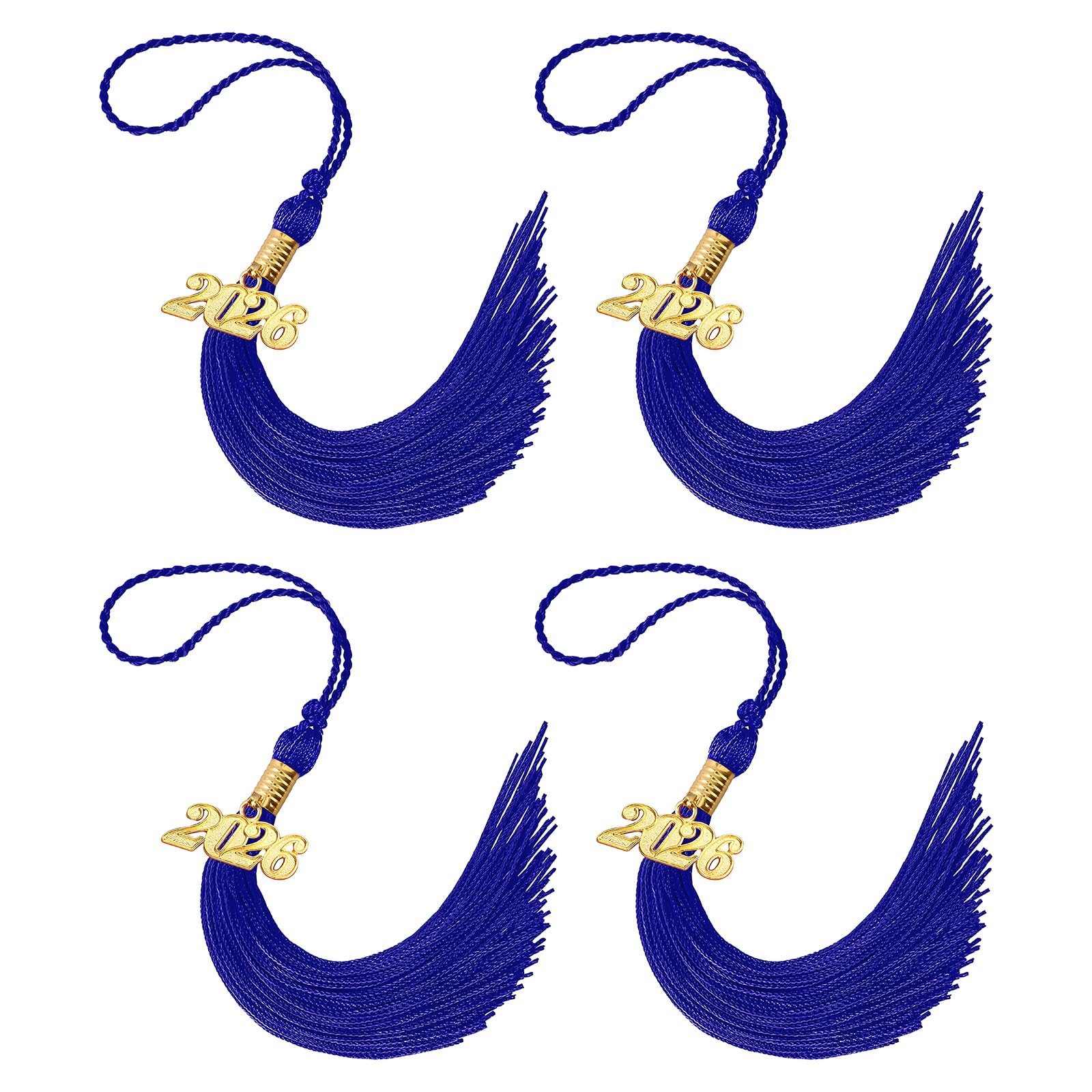 Hsyzygian 2026 Polyester Graduation Tassels with Secure Clip for Cap and Craft Projects Graduation Tassels