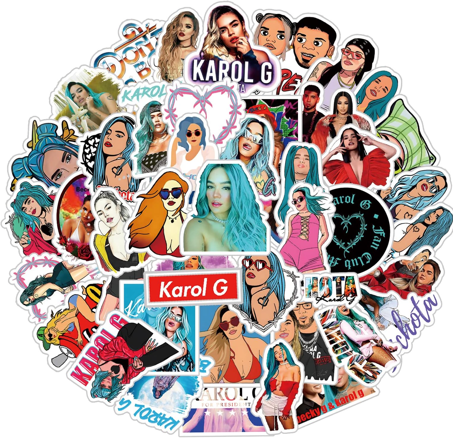 Music Karol G Sticker UV Decal Water Resistance Car Bumper