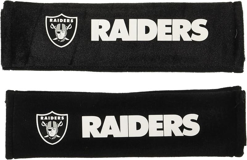 Almofadas para Cinto de Segurança NFL Oakland Raiders BSI – Pacote com 2