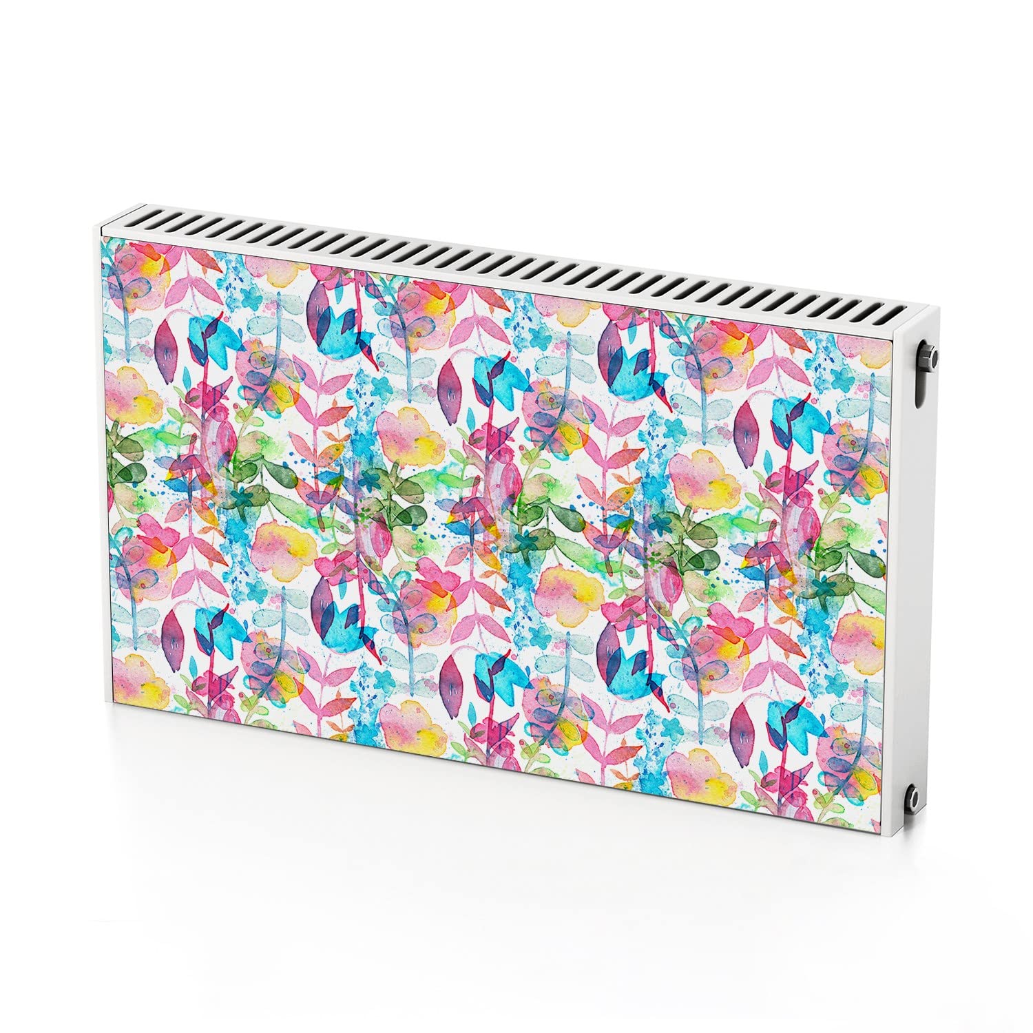 Décoration aimant de radiateur 100x60 cm fleurs peintes Coloray