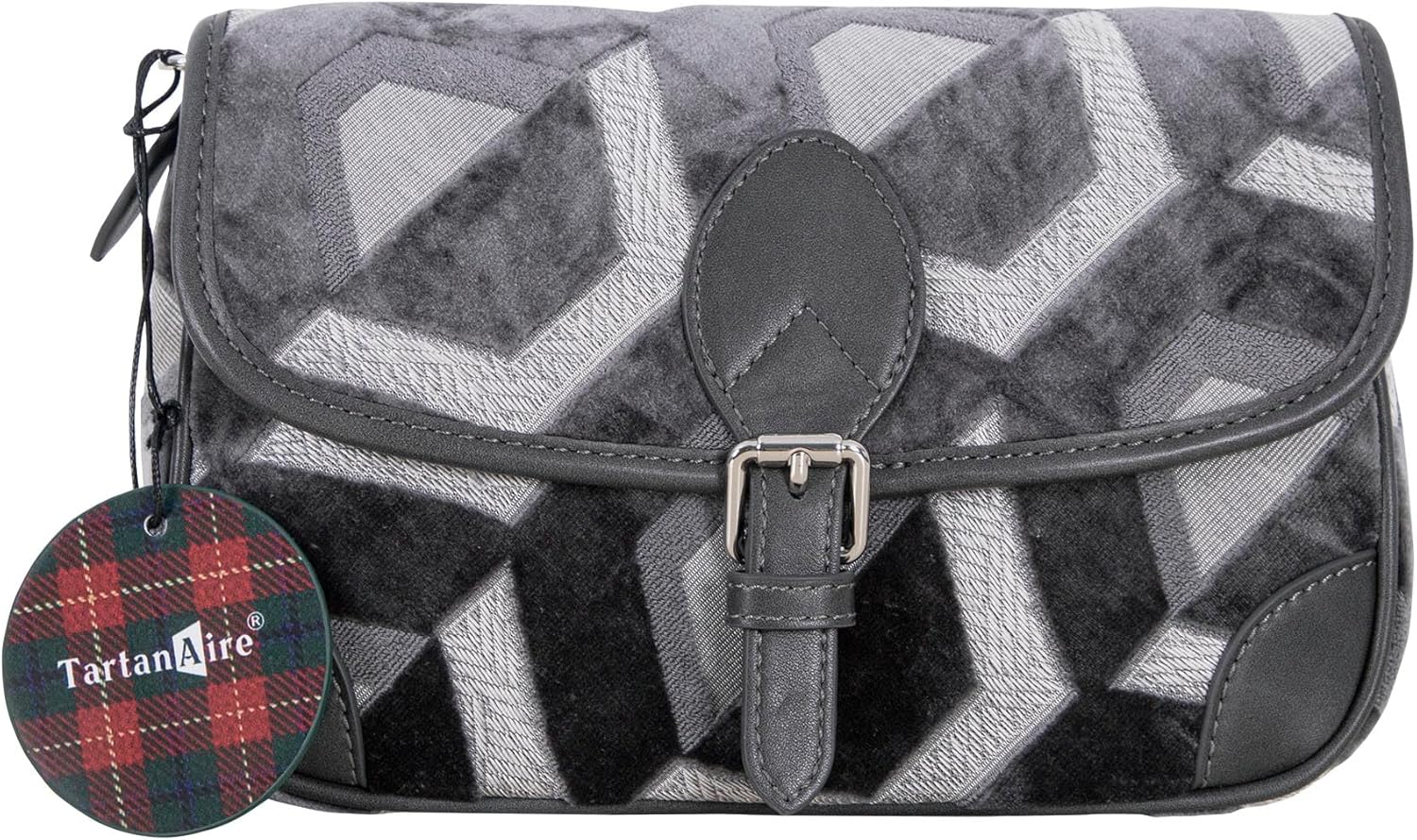 Crossbody Bags for Women Satchel Bags Zipper Closure Patchwork Handbags with 2 Removable Straps - Image 8