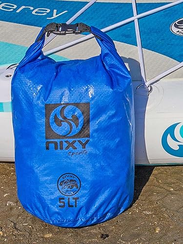 Miniatura 5 de NIXY Bolsa seca impermeable ultraligera 5L10L20L, mantiene el equipo seco para remo, kayak, mochilero, camping, lancha, natación, aire libre,