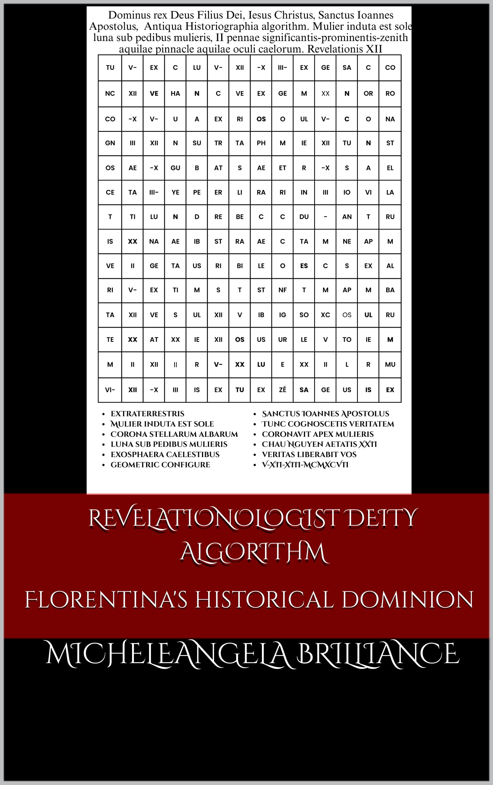 Algorithme de divinité d'exception : l'histoire de Florentina en anglais