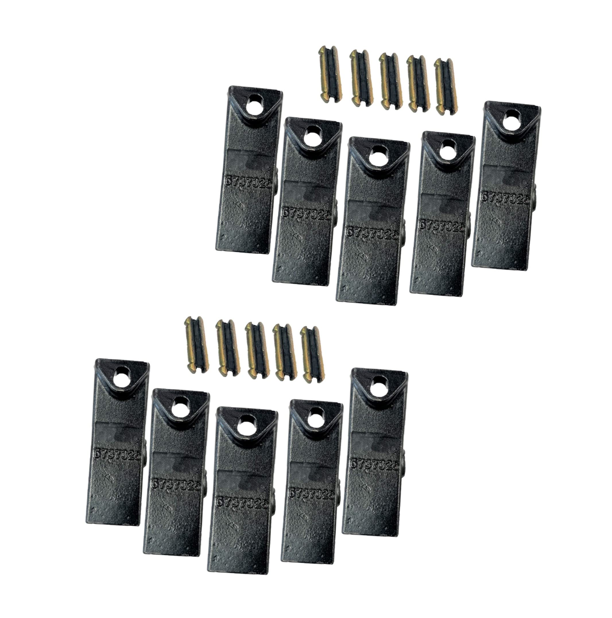 Teeth X156X 6737325 10pk,6737325 Dirt Digging Bucket Tooth/Bucket Teeth/and 6737326 Flex Pin (Teeth X156X 6737325 10 pk)