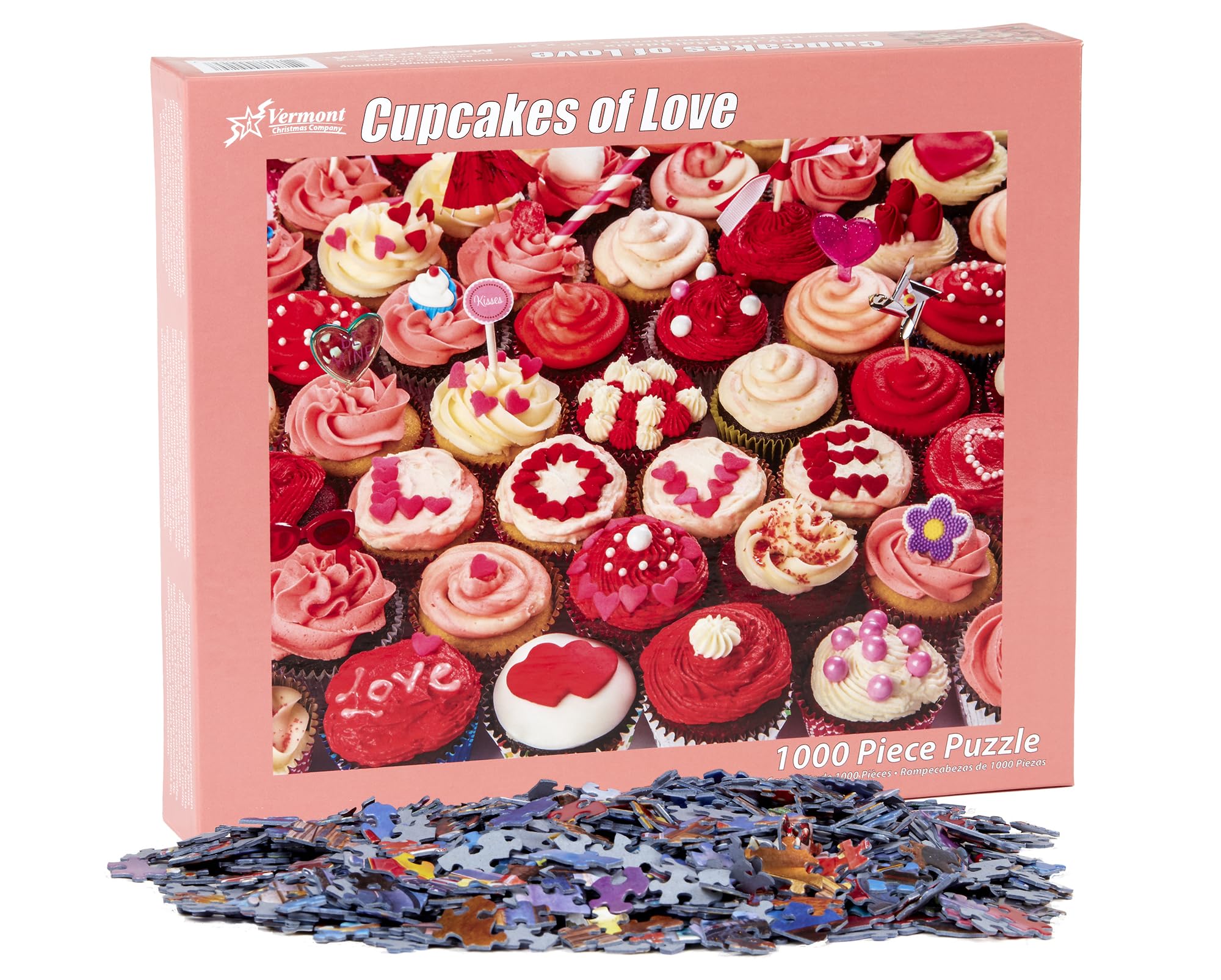 Amazon.com: Vermont Christmas Company Cupcakes of Love Jigsaw