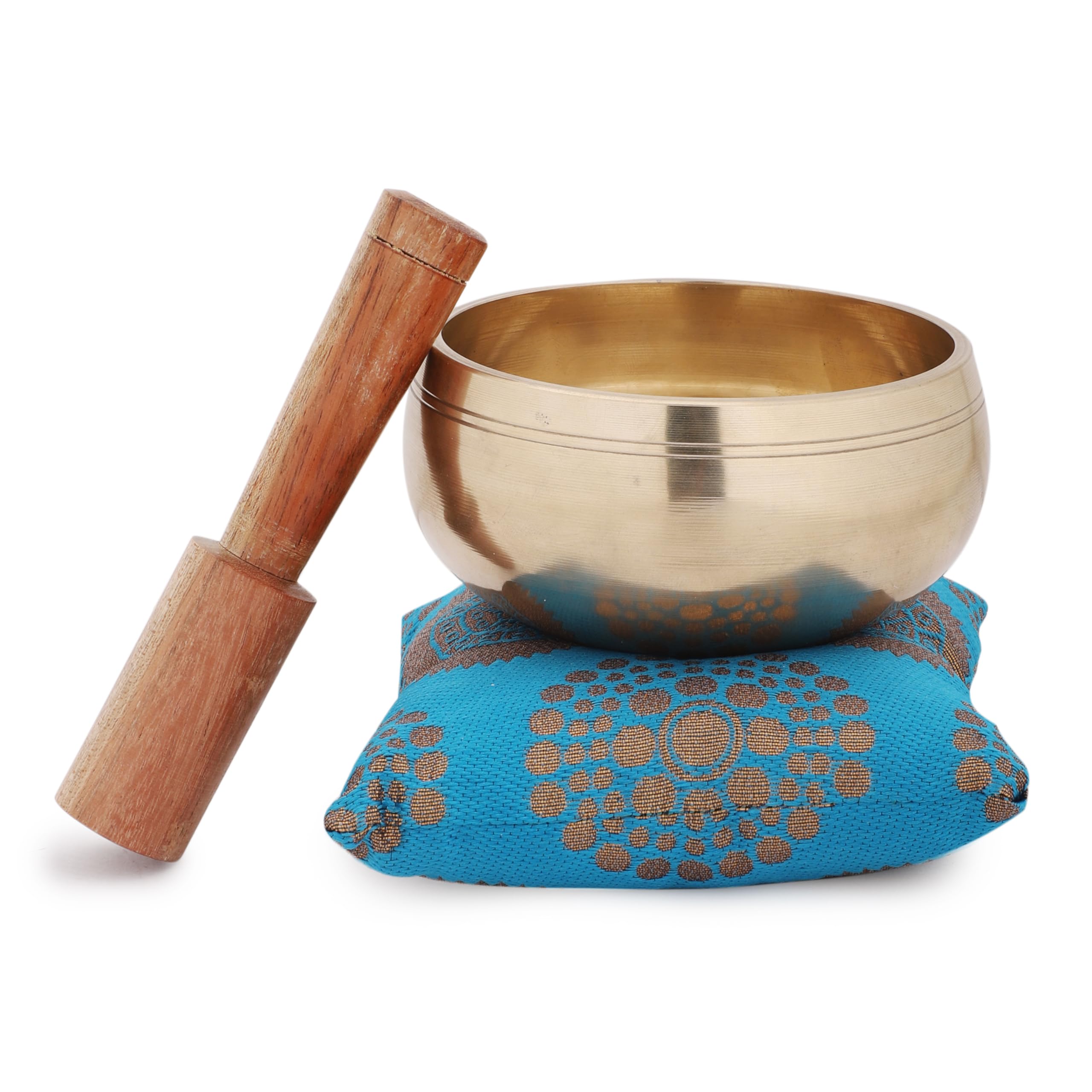 Ajuny Tibetaanse klankschaal set - handgemaakte meditatie messing