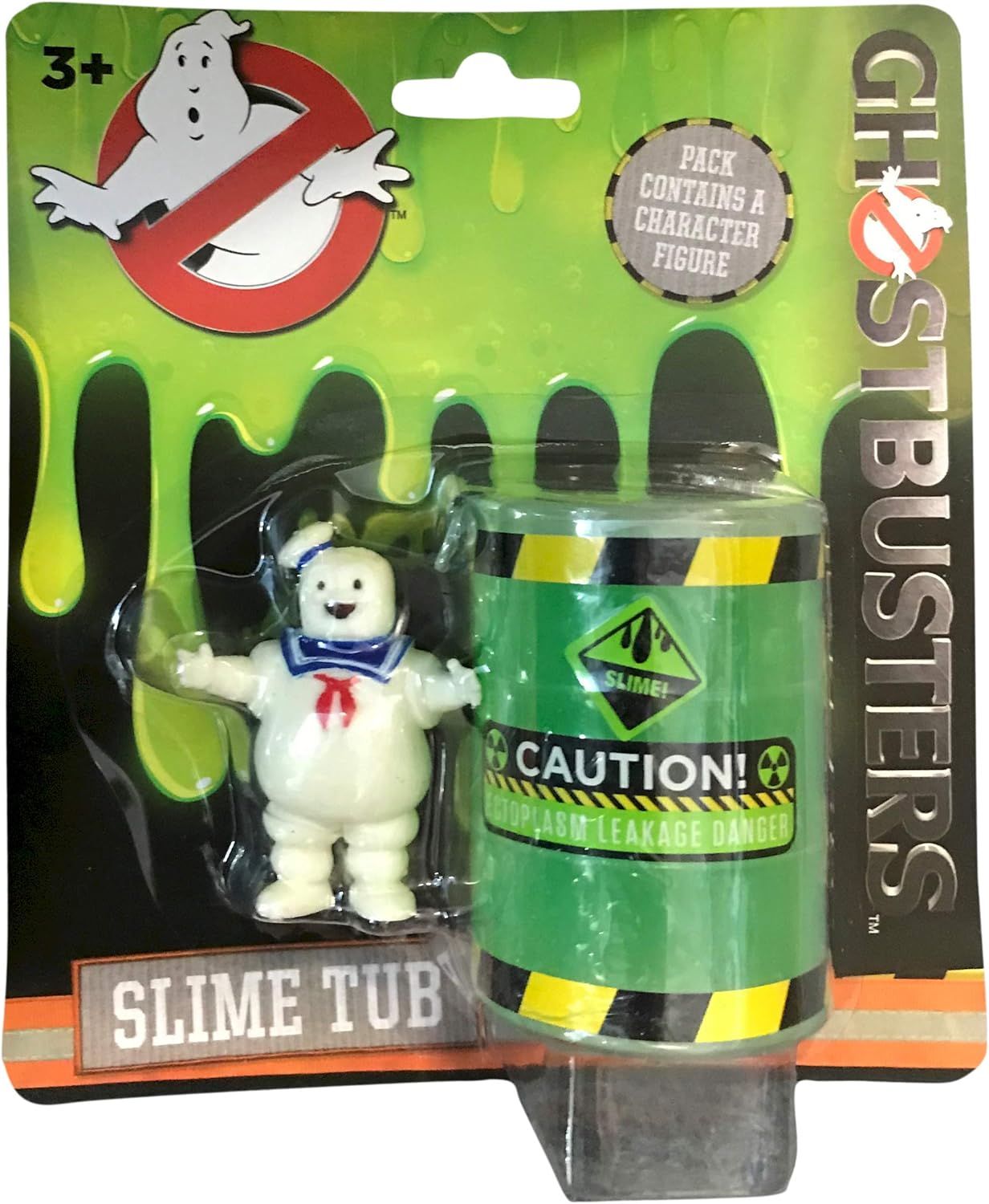 Ghostbusters Slime Tub Ooze­ Gel with Figurine TopToy