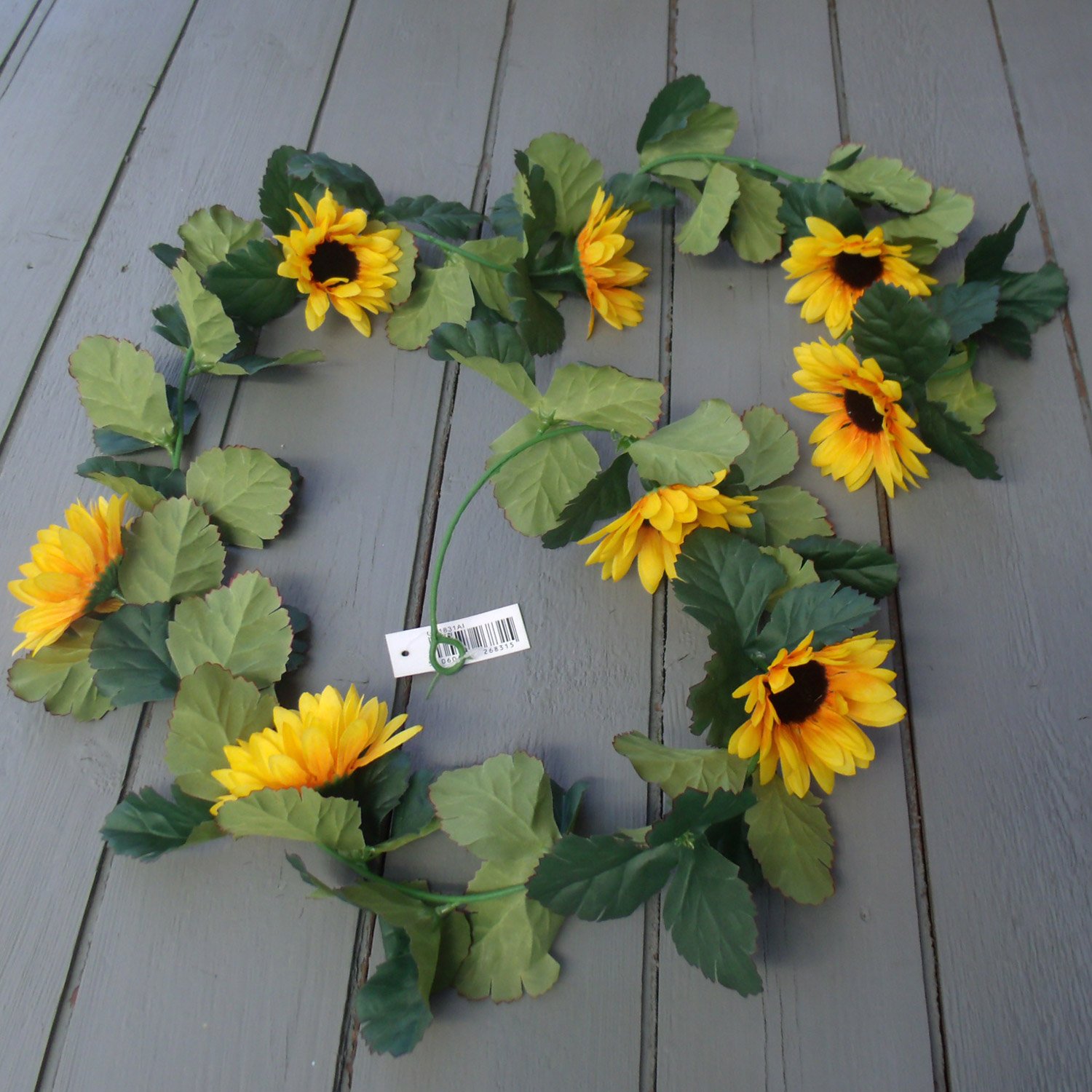 Sunflower Artificial Garland - 165cm - Sincere Decor NEW