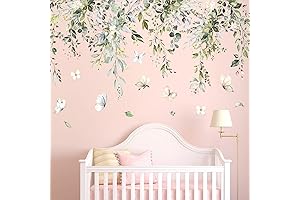 Hanging Green Leaves Wall Decals: Transform Your Space with Nature-Inspired Elegance