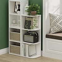 Vista 305 de Furinno - Estantería de cubos de 5 niveles serie Luder para libros y almacenamiento, color negro