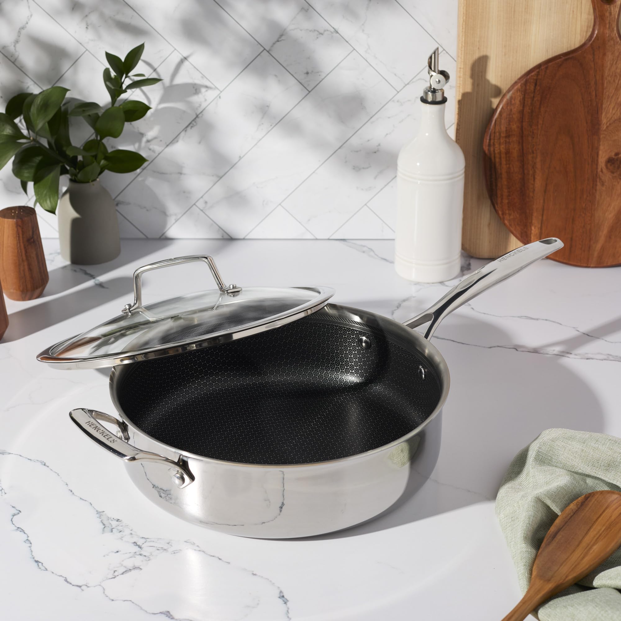 Mauviel M'Minis 1 mm Copper & Stainless Steel Mini Saute Pan With Stainless Steel Handle, 3.54-In, Made in France