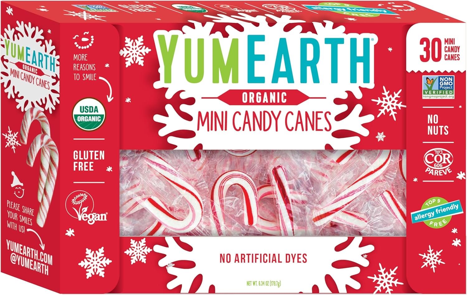 YumEarth Organic Mini Candy Canes Everything Else