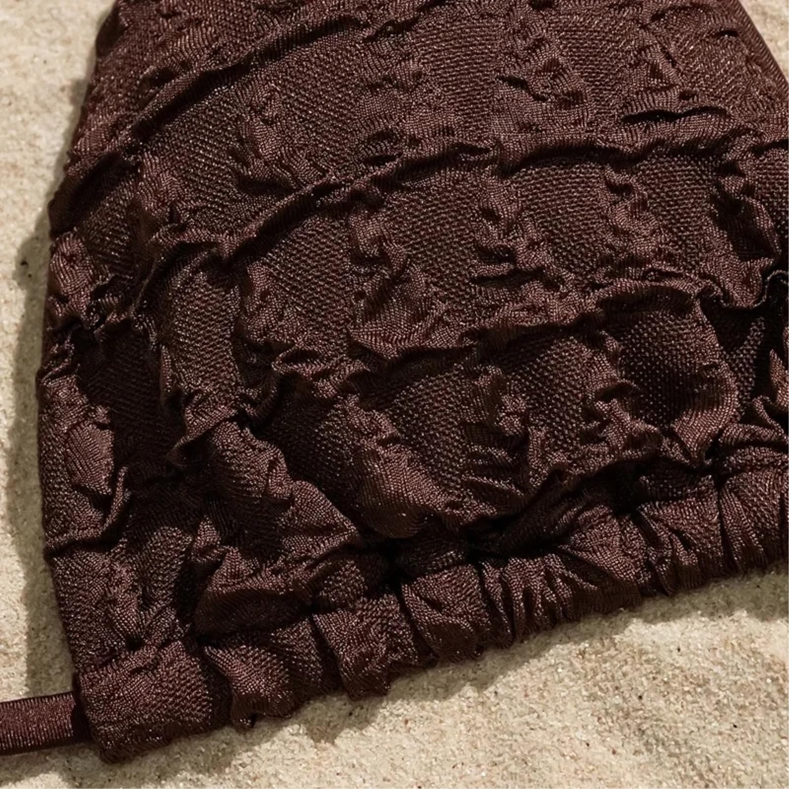 Bikini Mujer Mujeres Leopardo Impresión Triángulo Conjunto Ajustable Cuerda Traje De Baño Ropa Playa-Brown-m