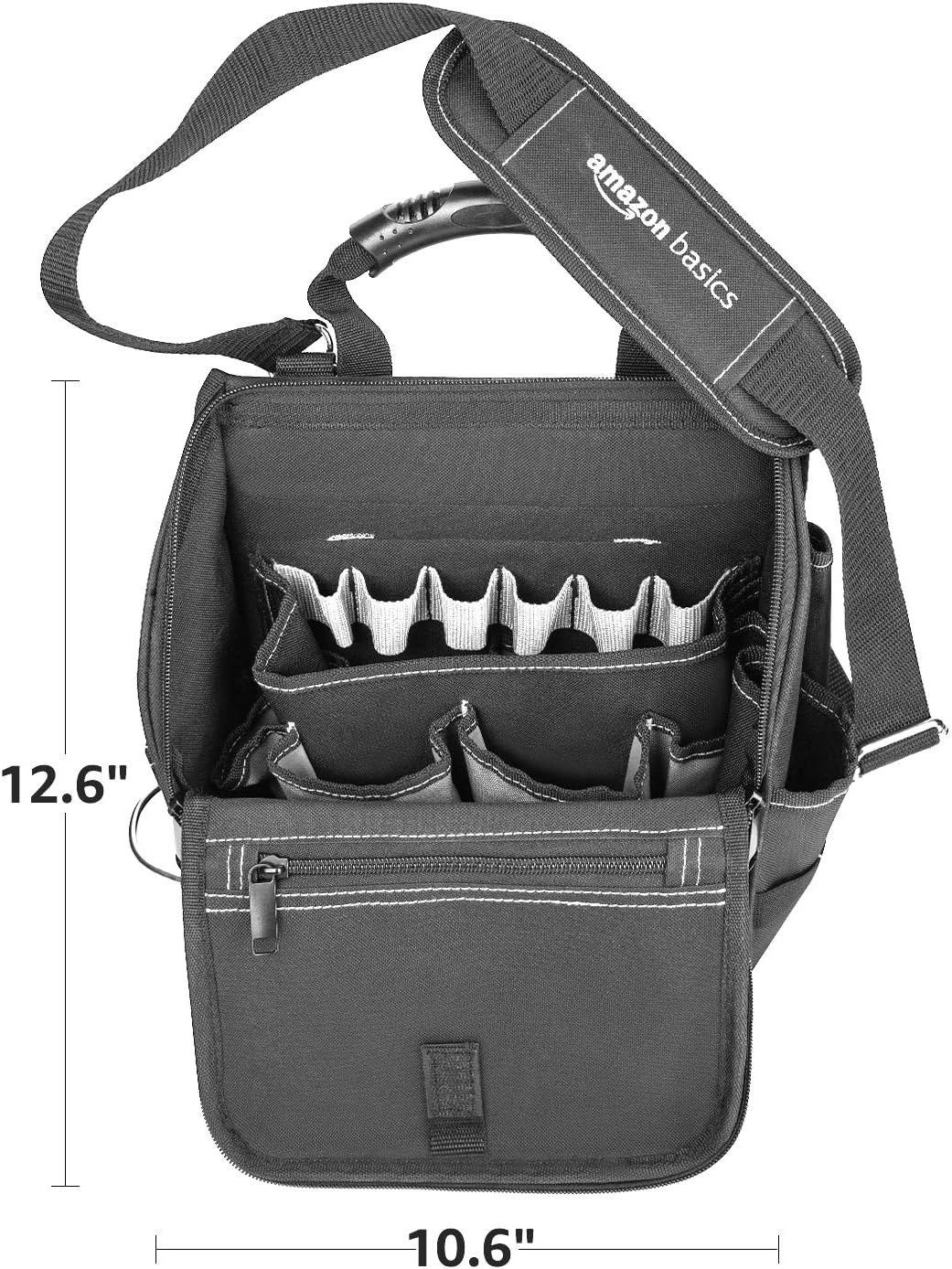  Basics Zippered Tool Pouch with 21 Pockets : Everything Else