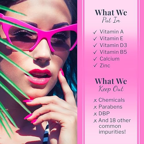 Miniatura 6 de SNS Polvo de inmersión de uñas, polvo de inmersión de color geloso, triple efina tímida (rosa, rojo, naranjacoral, brillante), polvos de inmersión