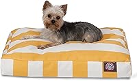 Vista 38 de Majestic Pet Cama rectangular para perros medianos a rayas, lavable, cama antideslizante y cómoda para mascotas, cama para perros con funda