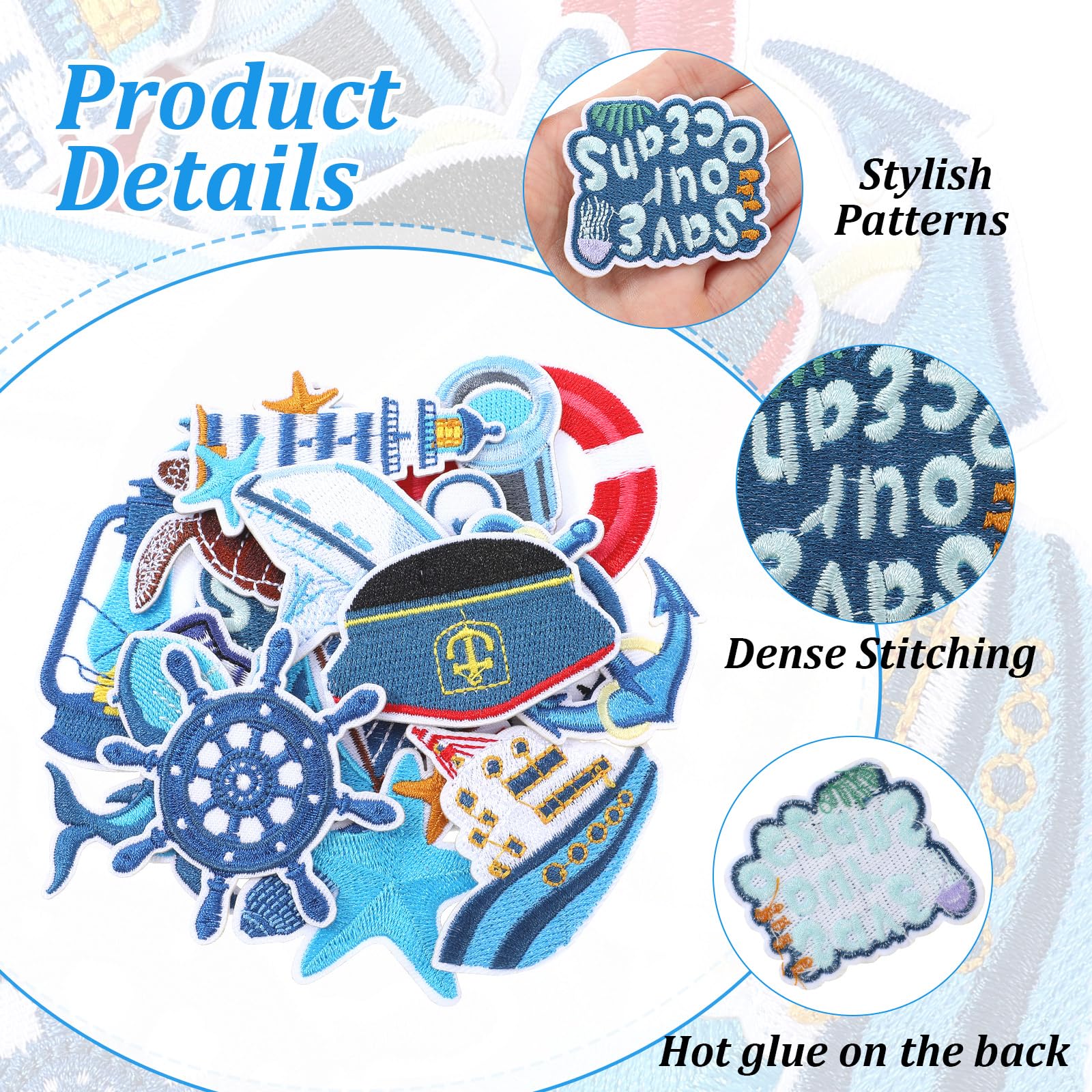 Woohome Geborduurde patch, 16 stuks opstrijkbare applique-badge, geborduurde stof, opstrijkbare of naaibare patches, zwarte geborduurde applicaties, stickerpatches voor kleding, hoed, jeans Woohome Geborduurde patch, 16 stuks opstrijkbare applique-badge, geborduurde stof, opstrijkbare of naaibare patches, zwarte geborduurde applicaties, stickerpatches voor kleding, hoed, jeans