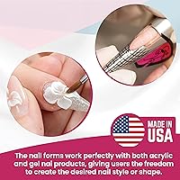 Vista 3 de Mia Secret Multistilo 500 PCS - Puntas de extensión de uñas, formas para uñas acrílicas y de gel - Pegatinas guía