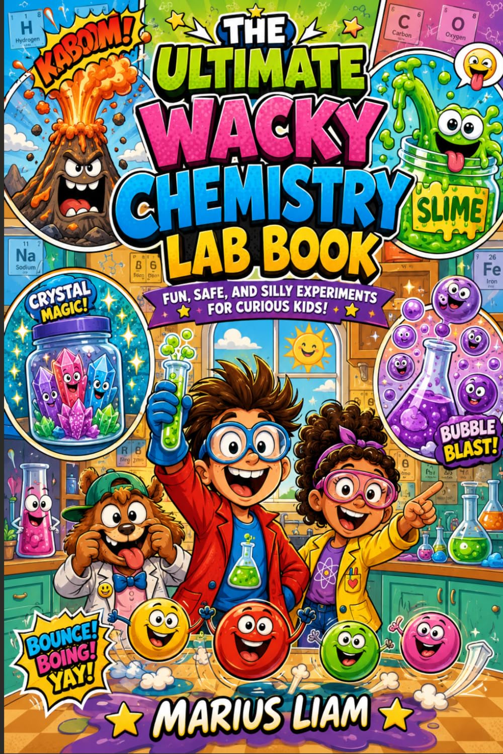 The Ultimate Wacky Chemistry Lab Book: Learn the Science Behind Everyday Magic with Interactive Experiments, Chemistry Adventures, and Exciting Discoveries