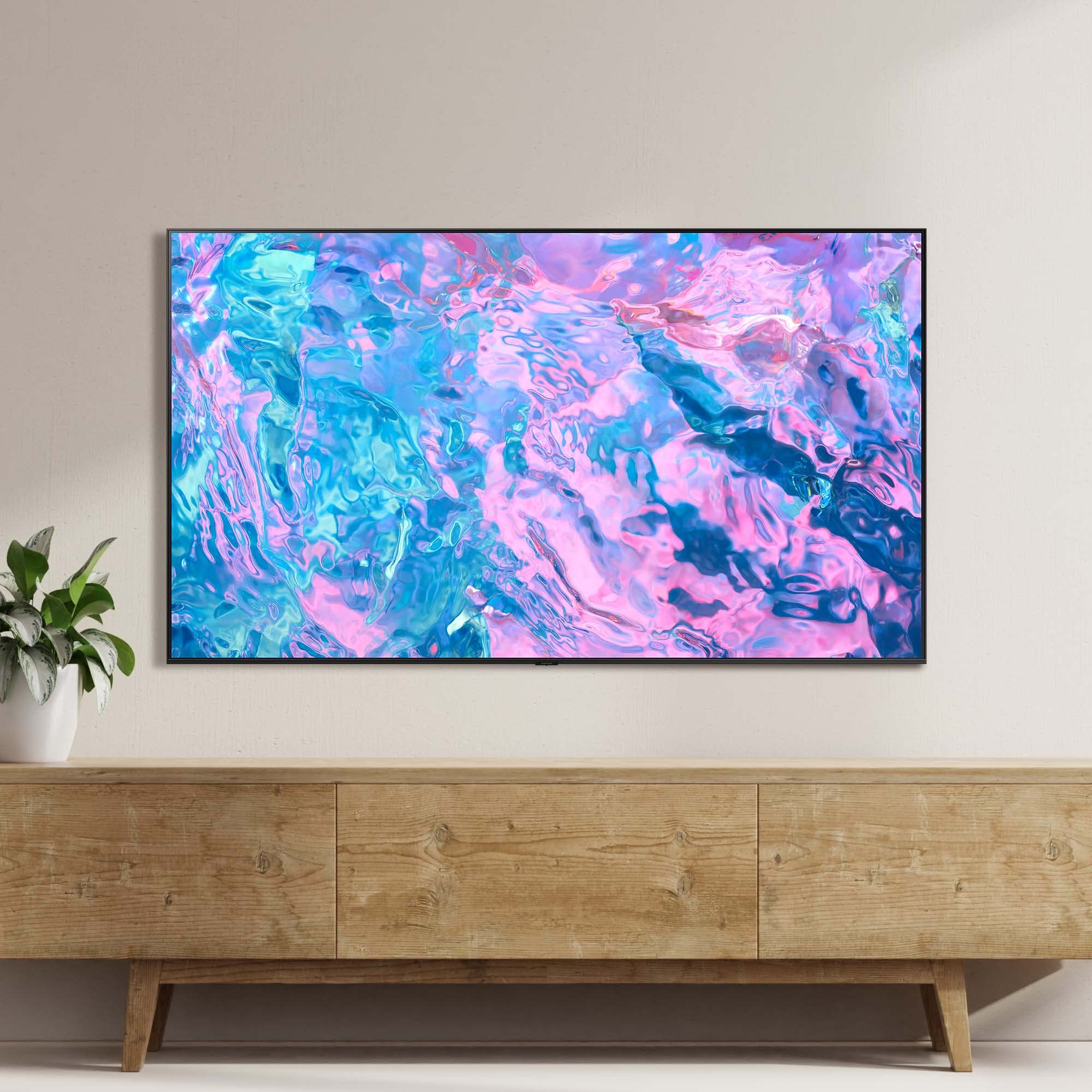 Samsung Crystal UHD UE43CU7170UXZT, Smart TV 43" Serie CU7000, Crystal UHD 4K, BLACK , 2023, DVB-T2