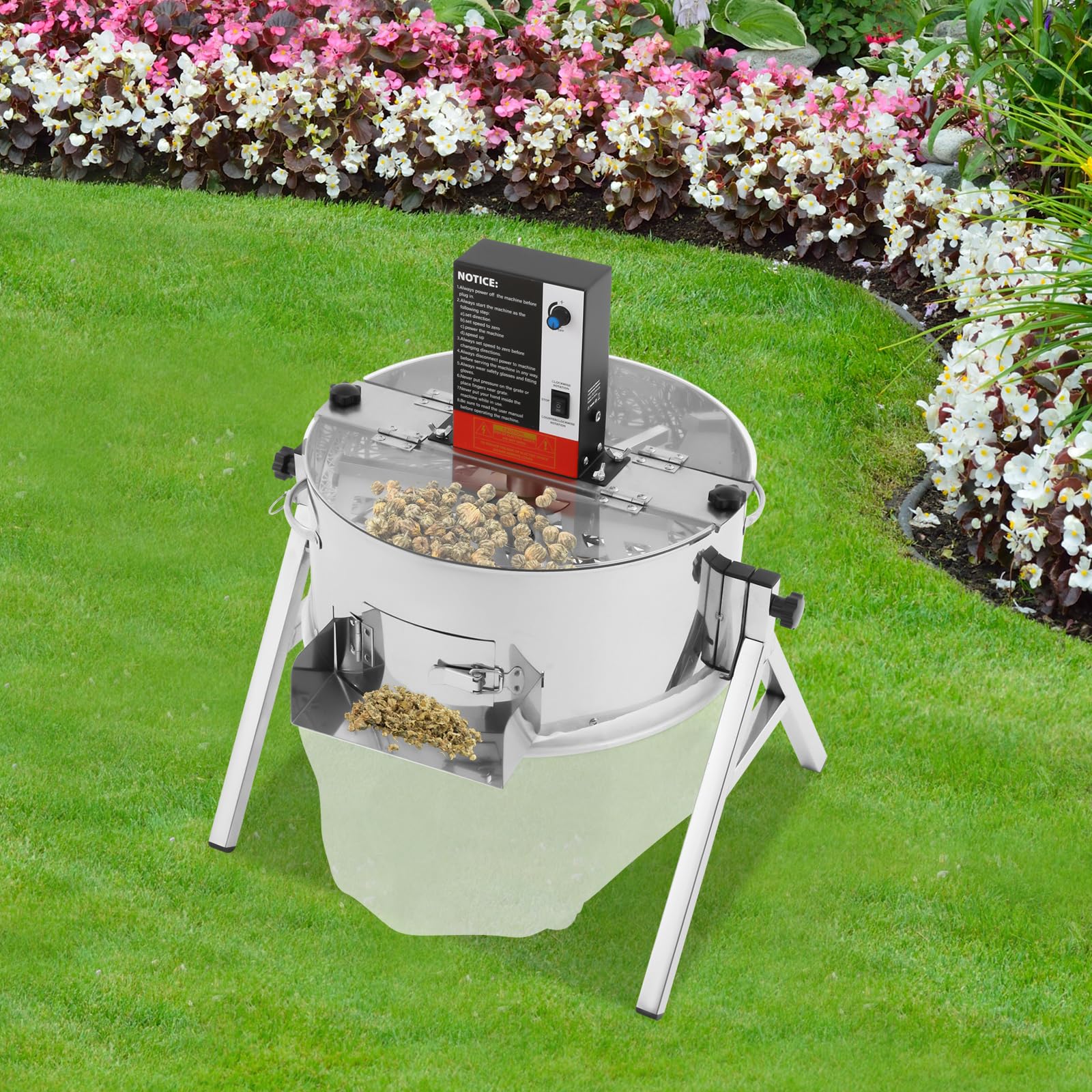 Elektrischer Knospen Trimmer, Edelstahl Gartenwerkzeug Mit Manuell Und Automatisch Modus, Hocheffizienter Blattschneider Für Pflanzenpflege Und Gartenbau