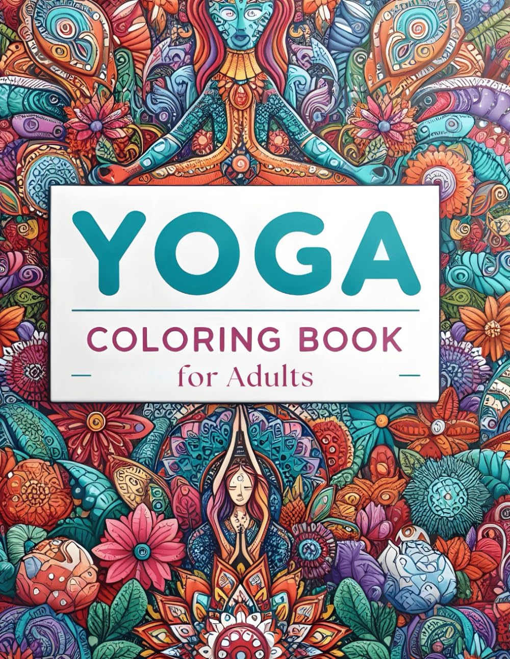 Yoga Coloring Book for Adults