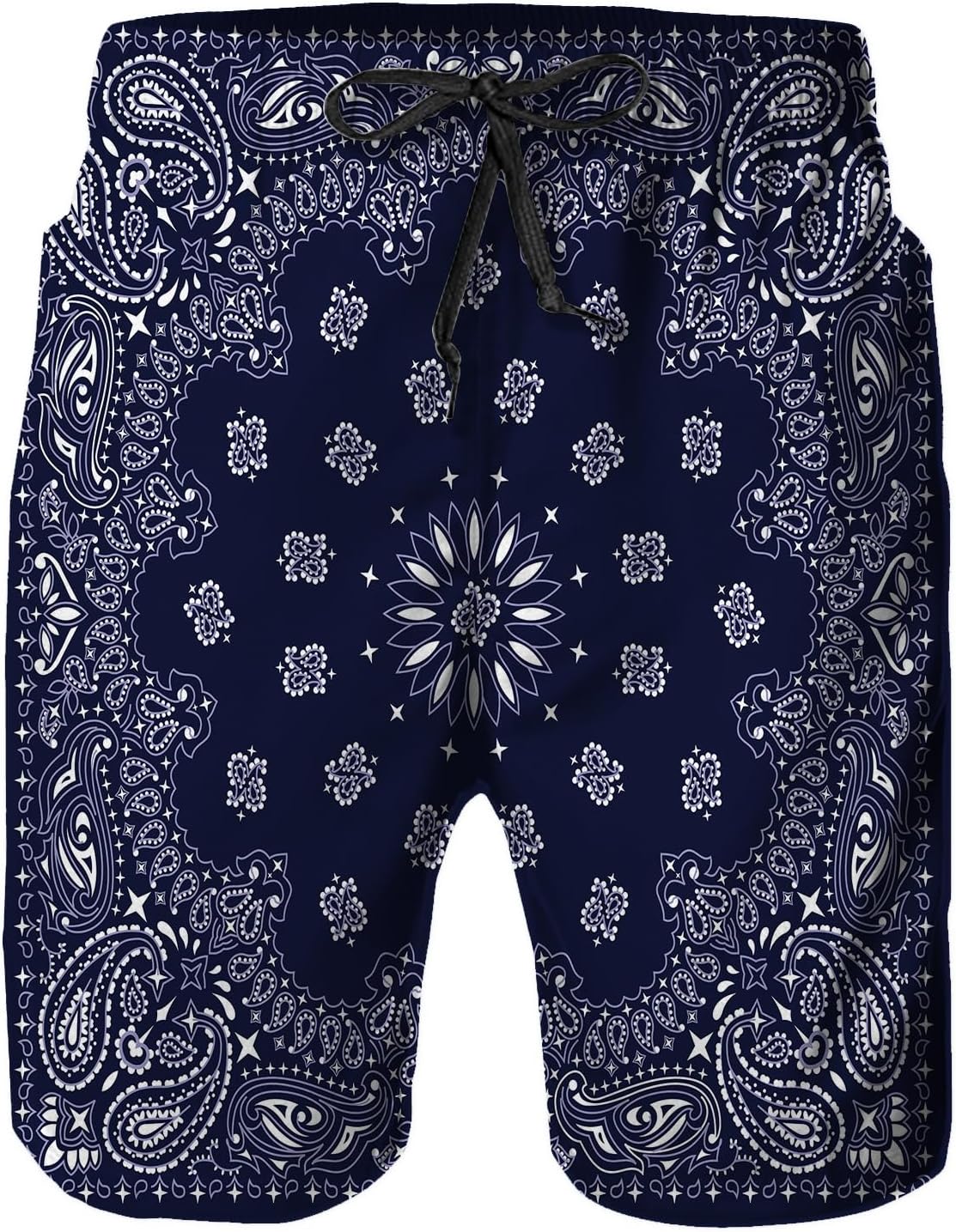 Daozundi Mens Swim Trunks with Mesh Lining,Quick Dry Swimsuit Board Shorts Beach Pants Swimwear Bathing Suits