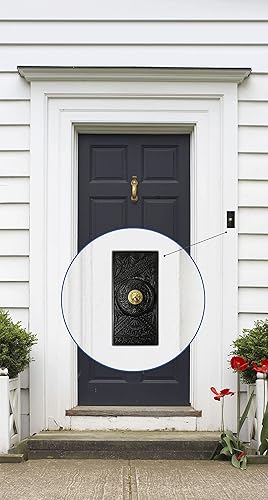 Miniatura 4 de Akatva Botón de timbre de puerta, botón de timbre, timbre con cable, botón de timbre con cable, botón de timbre de timbre de puerta, repuesto de