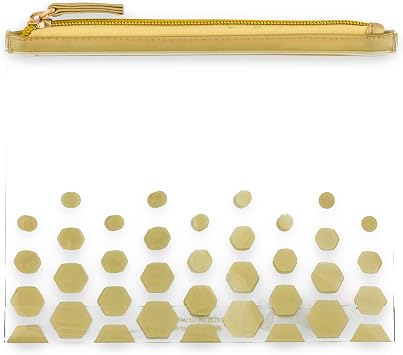 Karma Gifts Gold Rush Clear Cosmetic Bags