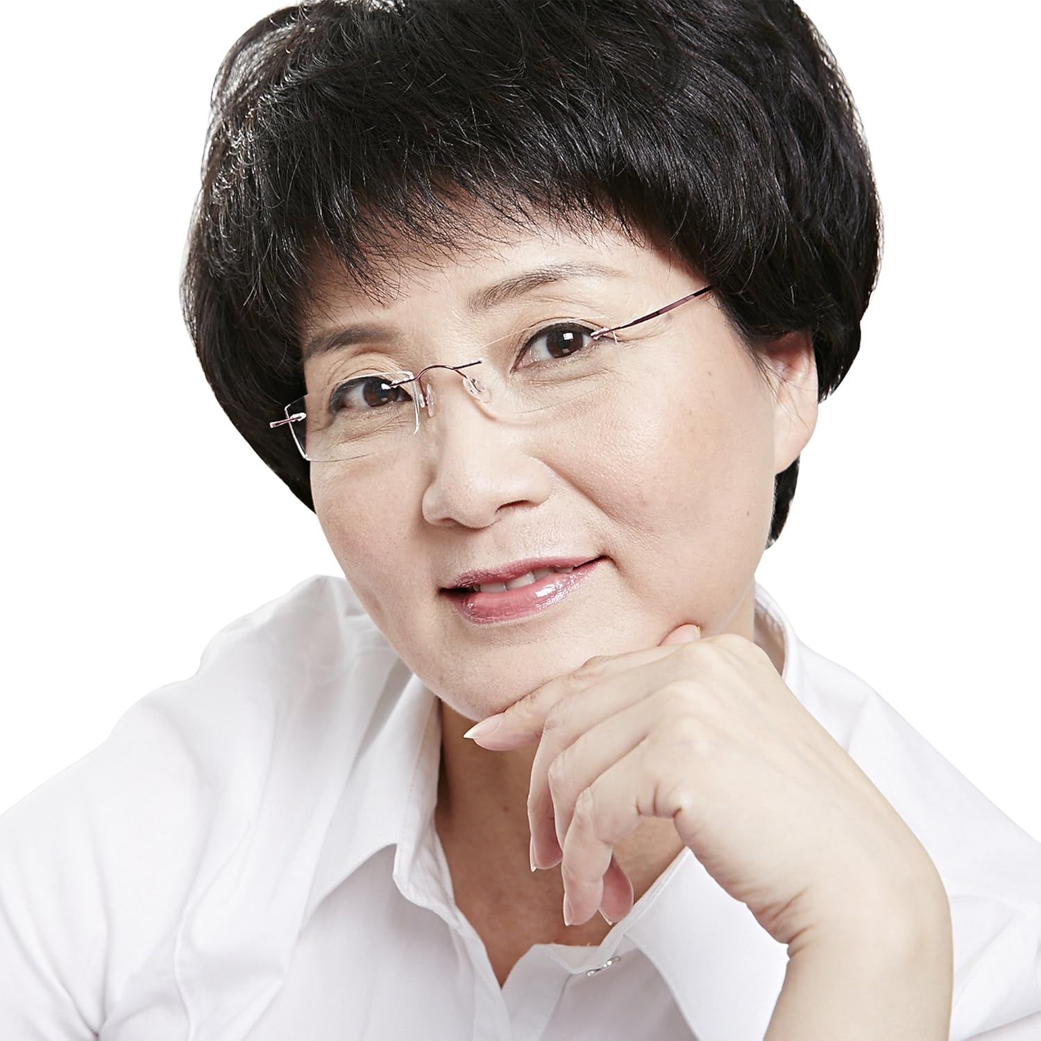 LianSan titanium Rimless reading glasses men women's reading eyeglasses