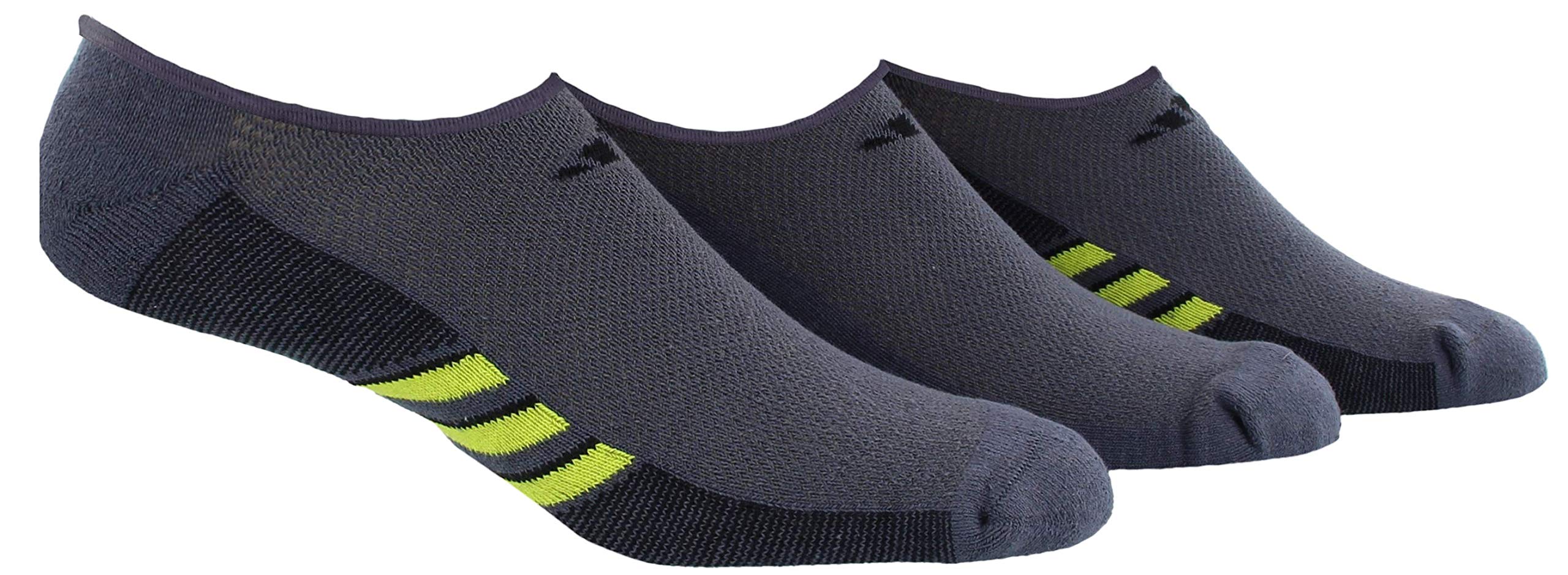 adidas Men's Superlite Stripe Super No Show Socks (3-Pair)