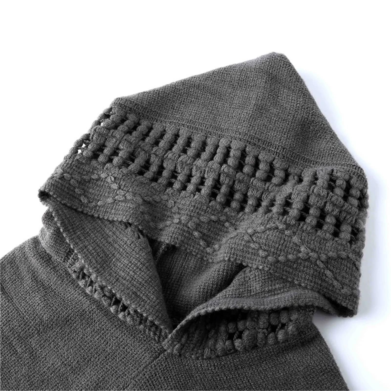 Donna Signore Nappa Mantella Cappotto Frange Poncho Obliquo Striscia Scialle Sciarpa per Donna