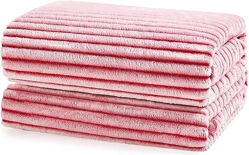 BEDELITE - Cobijas de franela a rayas y cuadros para sofá y dormitorio. disponible en Yaxa Peru