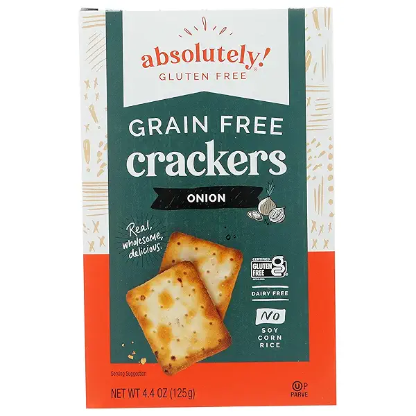 Absolutely Gluten Free Cracker Gf Tstd Onion, 4.4-Ounce 1