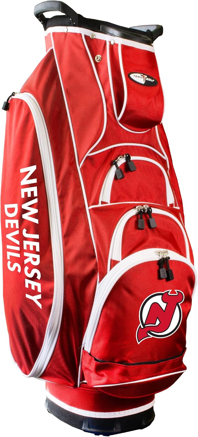 Lightweight, 10-Way Club Divider, Spring Action Stand, Insulated Cooler Pocket, Hook-and-Loop Fastener Glove and Umbrella Holder & Lift Assist Handles