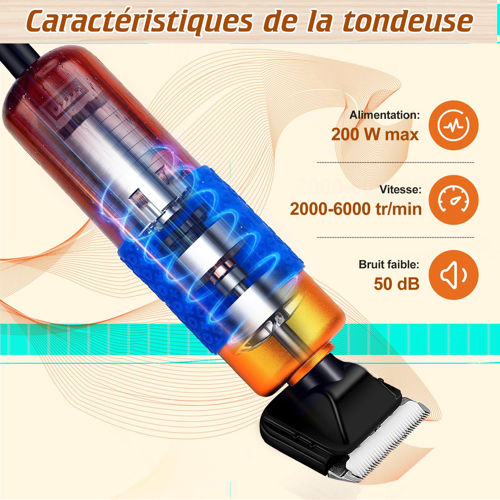 BESGEER 2024 Kit Complet Pistolet à Tufting, Kit de Démarrage avec Cadre et Trimmer de Tapis, Pistolet 2-en-1 Velours Coupé/Bouclé, Machine à Tisser Tapis, Trimmer Tufting, Pistolet Touffetage (bleu)
