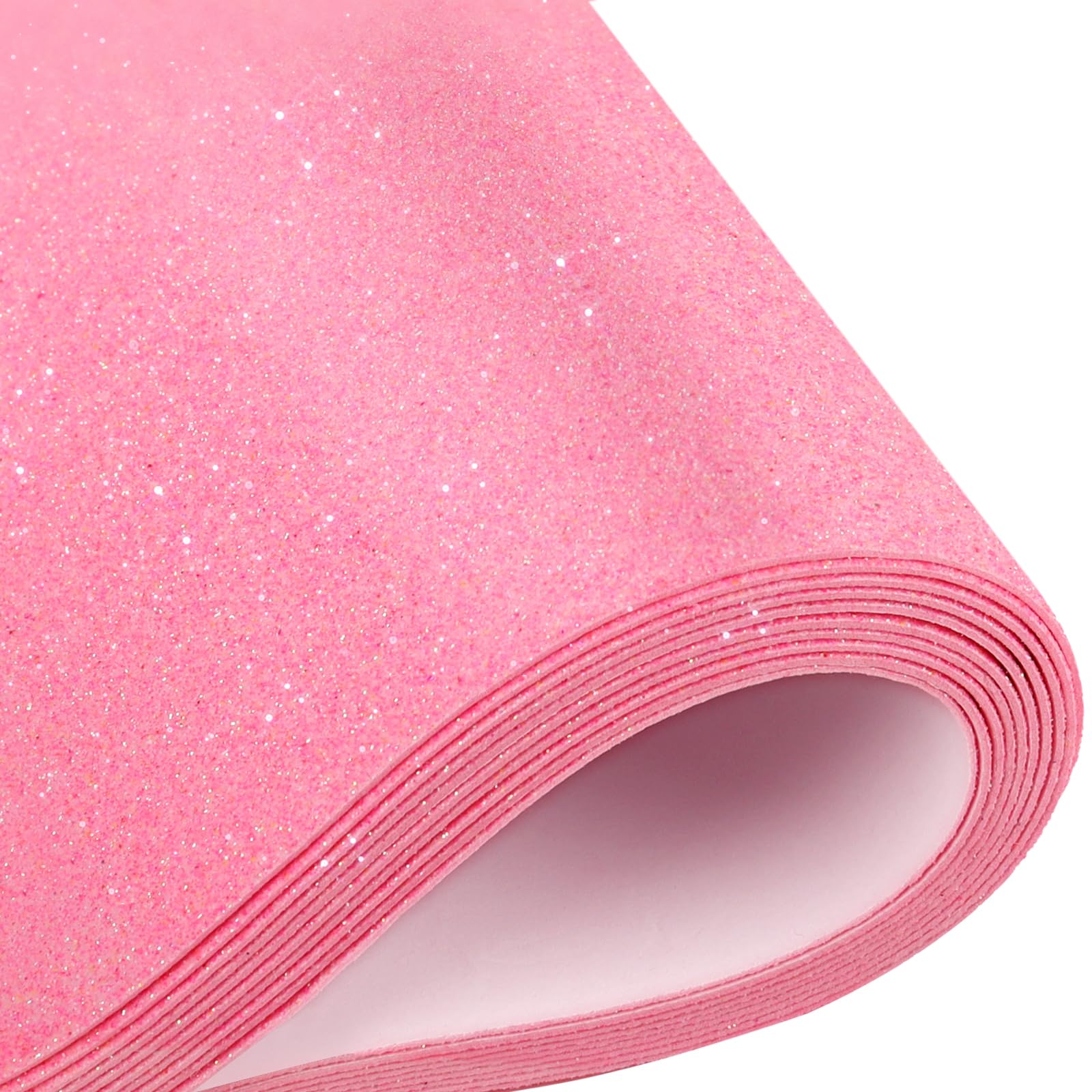 10 Sheets Glitter Paper Sheet for Crafts, A4 Cardstock Paper Self-adhesive Paper for New Year Thanksgiving Christmas Decor, Construction Scrapbook