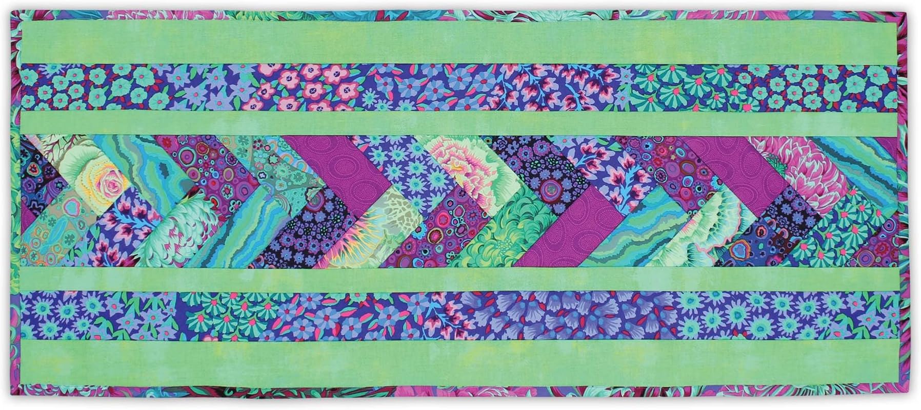 Quilt As You Go Table Runner Quilt Pattern Venice