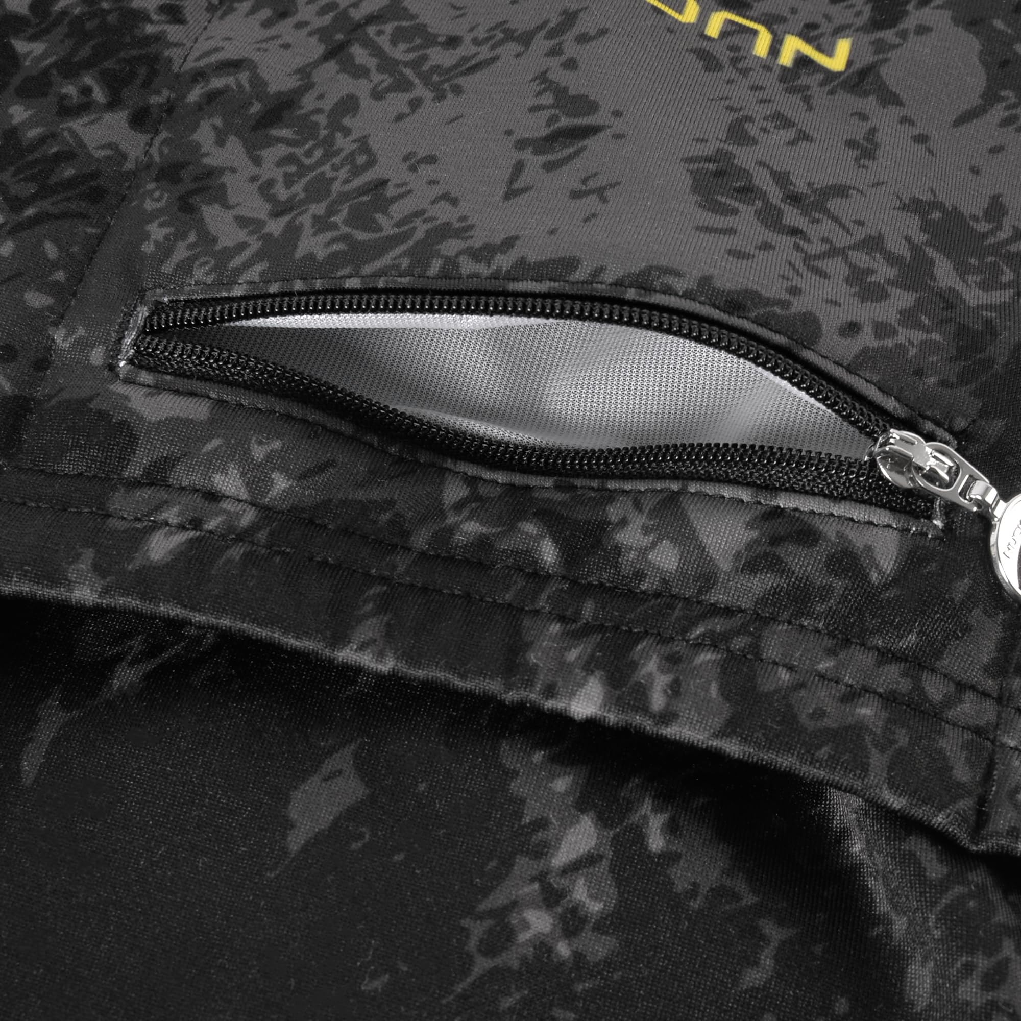 NUCKILY Thermo-Radtrikot für Herren, langärmelig, mit Fleece gefüttert, Fahrradjacke mit Taschen für den Winter und kaltes Wetter, Fahrradbekleidung, MI0041, Schwarz, XS