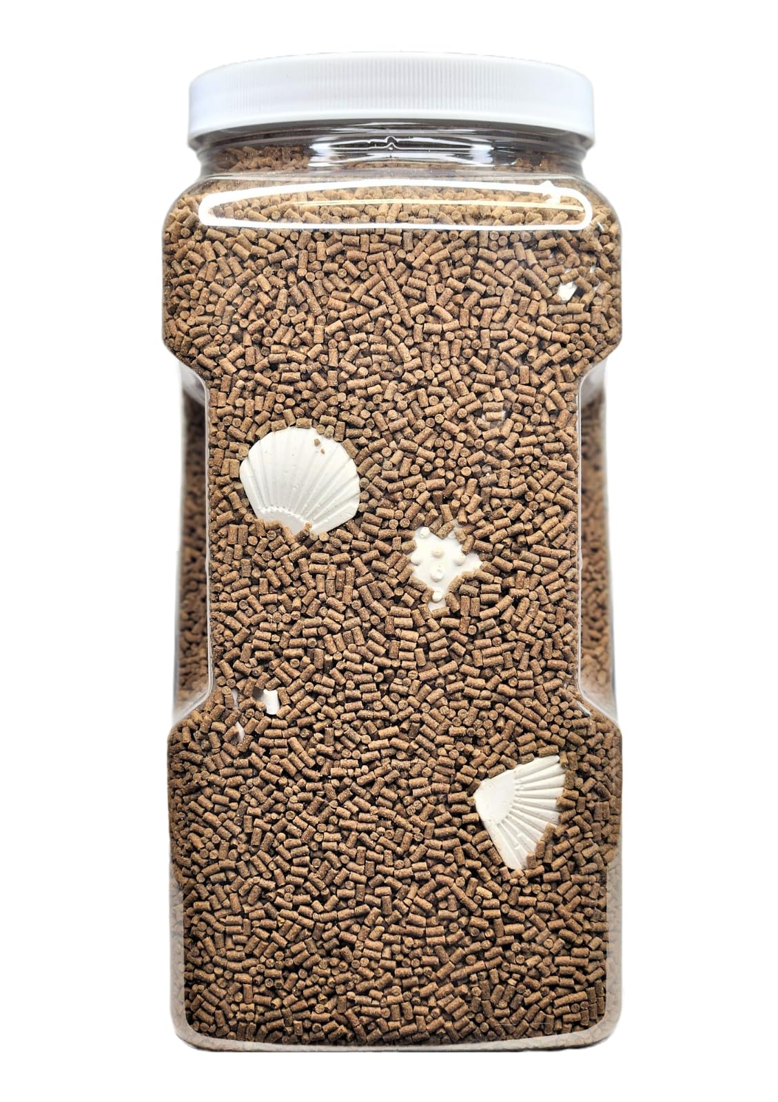 Aquatic Foods Inc. Calcium Blocks Included with Shrimp Grower 45% Protein Sinking Pellets, 1/16