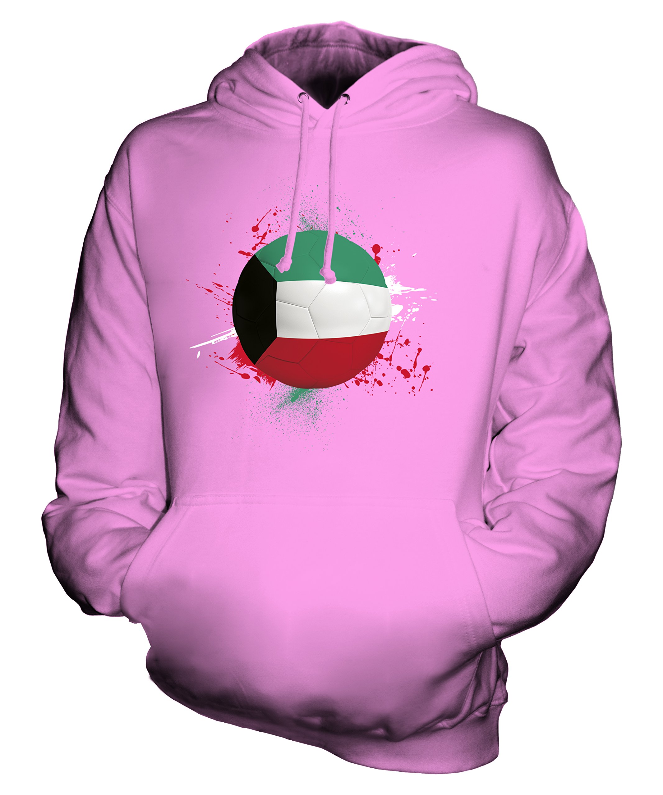 Pull à Capuche Koweit Football Candymix - Sweat Confortable Chaud Mixte