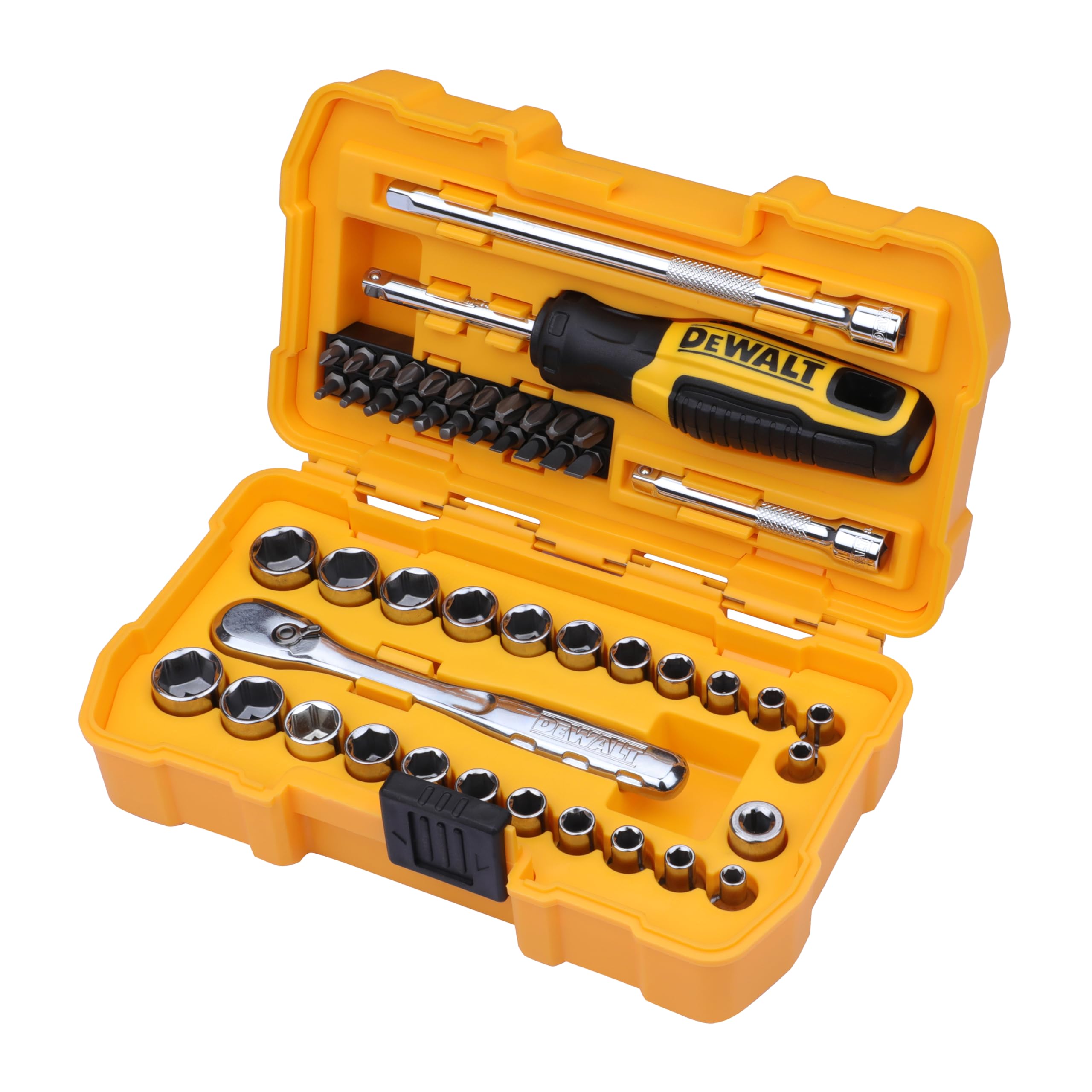 DEWALT DWMT81610-0 Kit d'outils de mécanicien d'entraînement 1/4" 50 pièces