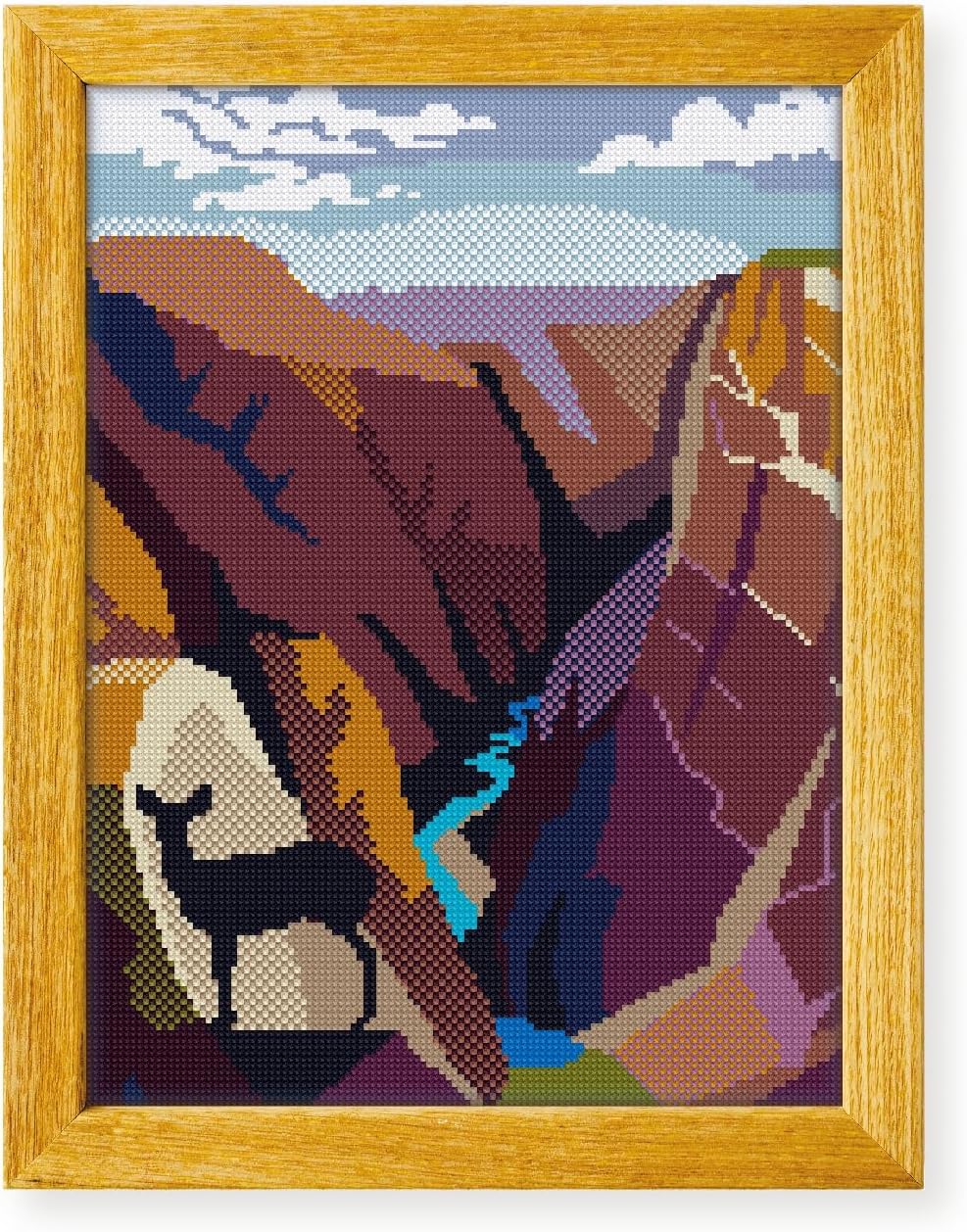 Awesome Pattern Studio Black Canyon National Park DS612, Diamond Painting Kit, Diamond Art Kits for Adults, Full Drill 5D Diamond Dots Kits. All Items Included.