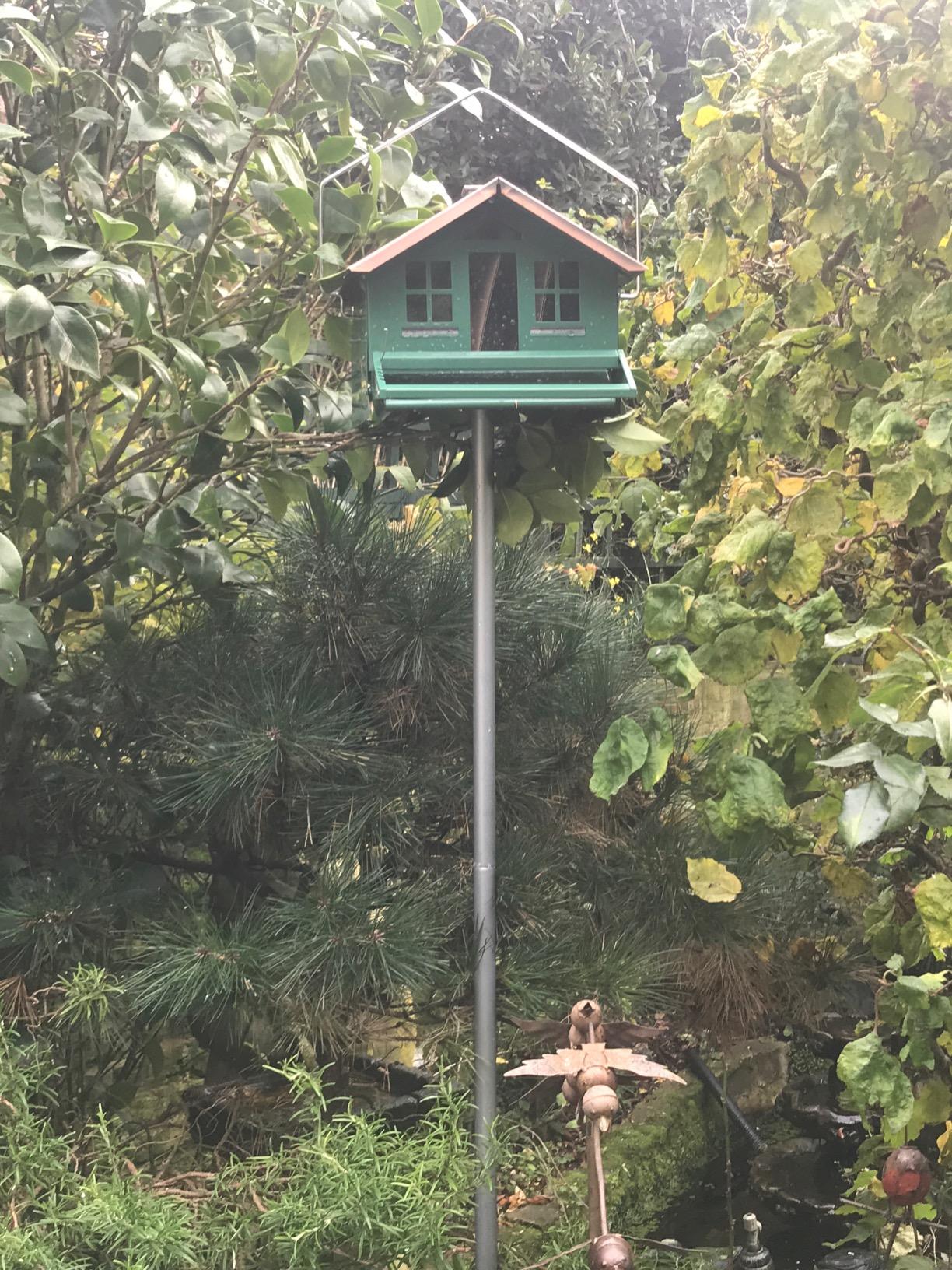 PerkyPet Squirrel Be Gone Bird Feeder, All Metal Squirrel Proof Wild