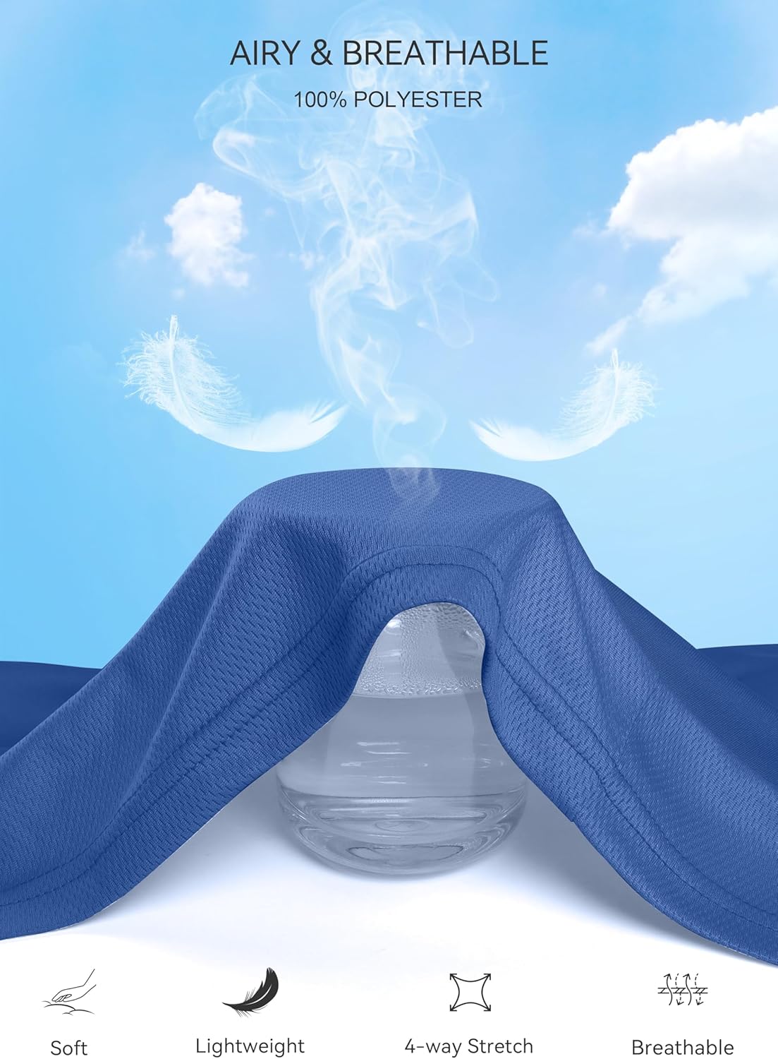 G Gradual Men's Sweatpants Mesh Lightweight with Zip Pockets Breathable Quick Dry Athletic Pants for Workout Running - Image 5