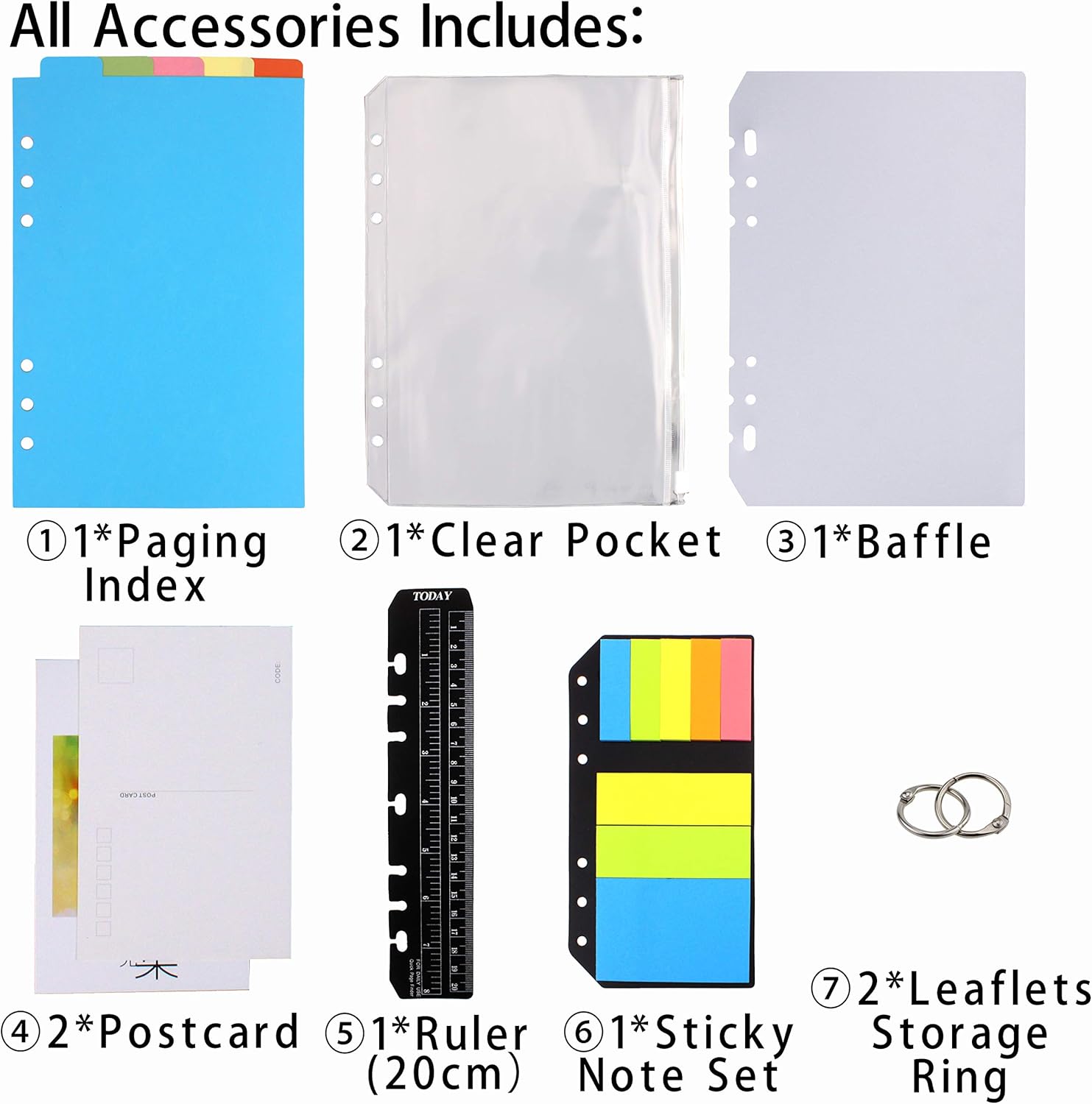 SynLiZy A5 PU Leather Personal Organizer Undated Planner (A5 Gray) 7.48" x 9.4"(Paper Size 5.5"x 8.3") : Everything Else