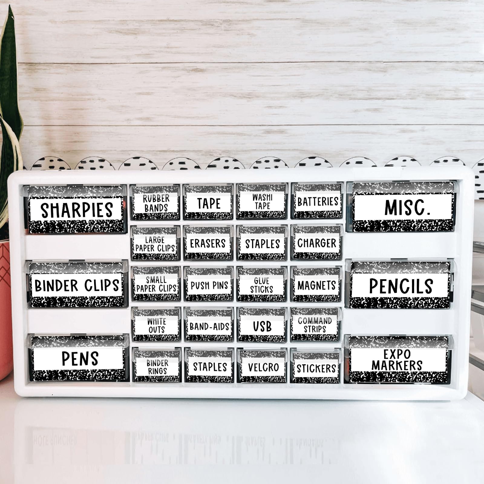 42 Pieces Teacher Toolbox Labels Tool Box Storage Label Classroom Supply Decor for Back to School Teachers Classroom Organization (Composition) โ image 1
