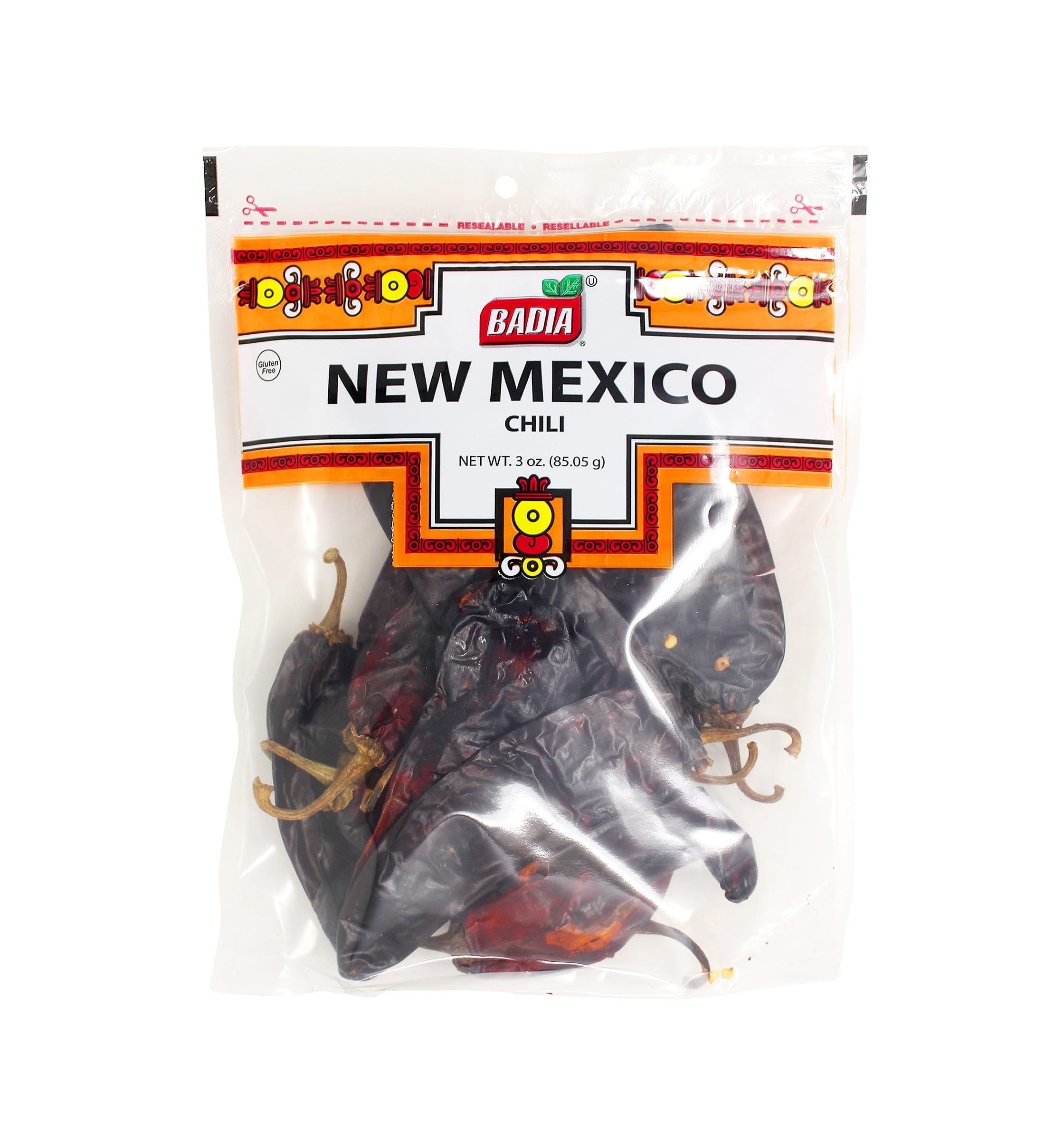 Badia New Mexico Chili Pods, 3 oz – Mild and Earthy Dried Peppers for Authentic Southwestern Dishes, Sauces, and Stews