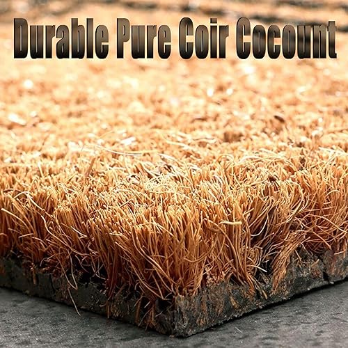 Miniatura 6 de Felpudo para puerta de entrada interior, fácil de limpiar, con bandera de la ciudad, festival internacional, fibra de coco, tapete decorativo para